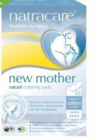 Natracare Maternity Pads,10 Pads Per Pack (Pack of 2)