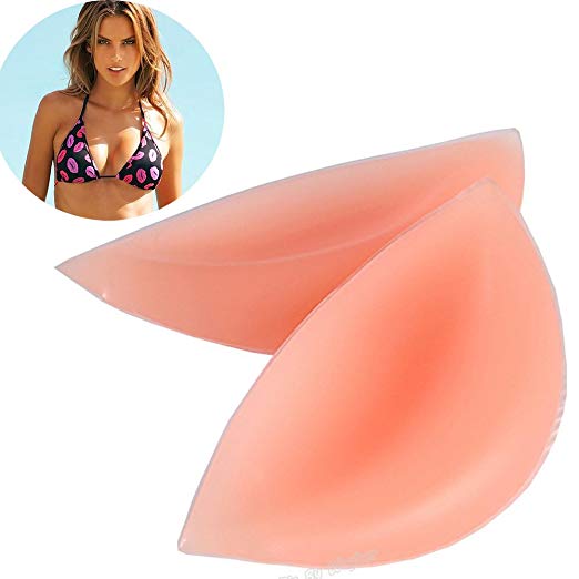Silicone Bra Inserts Breast - Waterproof Enhancers Bra Inserts A to C Cup for Swimsuits & Bikini Push-up Molding Pad