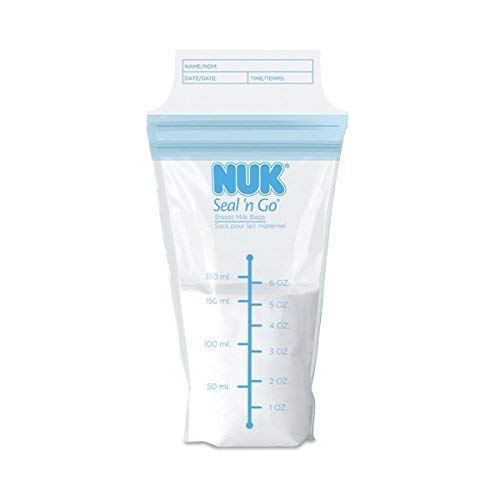 NUK Seal N Go Breast Milk Bags, 50 count