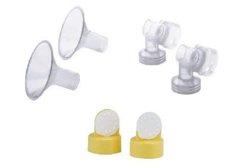 Medela Breast Shields, Connectors, Valves and Membranes (27mm Shields) in bulk non retail packaging