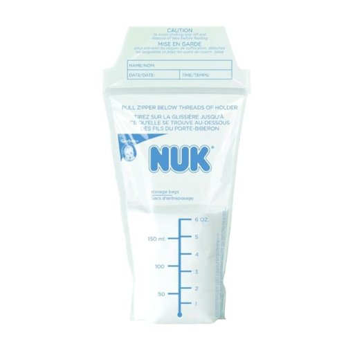 NUK/Gerber Seal N Go Breast Milk Bags, 200 Count