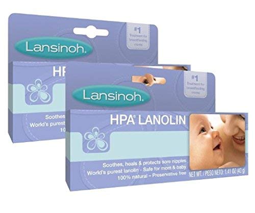 Lansinoh HPA Lanolin for Breastfeeding Mothers, 40 Grams -(Pack of 2)