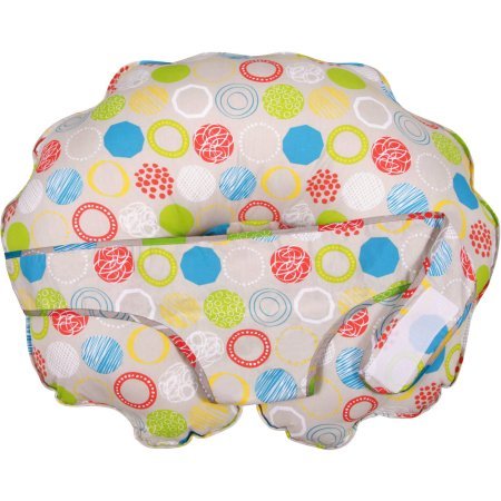 Leachco Cuddle-U Nursing Pillow & More with Slipcover, Whimsy Rounds