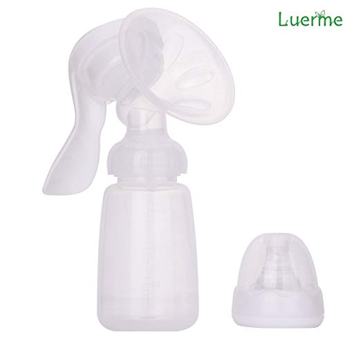 Luerme Adjustable Manual Comfortable Breast Pump for Breastfeeding Collection