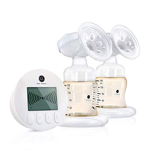 Double Breast Pump - Electric Breast Pump for Perfect Massage and Breastfeeding Assistant, Quiet & Hygienic, Advanced Breast Pump Kit with 2 Modes and 9 Adjustable Suction Levels (A)