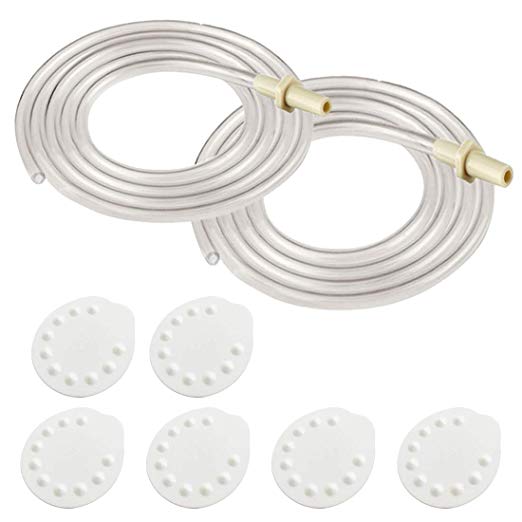 Tubing for Medela Pump in Style Advanced Breastpump Released After Jul 2006 Plus 6 Membranes in Retail Pack. Replaces Medela Tubing and Medela Membrane. BPA Free. Made By Maymom (2 Tubes and 6 Membranes)