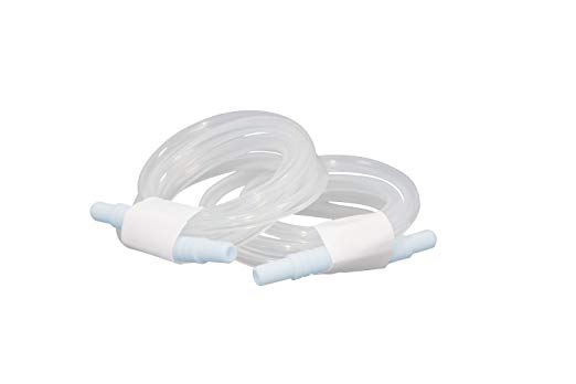 Bellema Professional Care Effective Double/Mango/Mango Plus Electric Breast Pump Replacement Parts: 2 Tubings, and 4 Tubing Connectors. FDA Approved, BPA Free