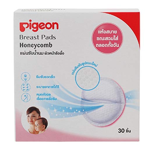 PIGEON Breast Pad Honeycomb (30 Pieces)