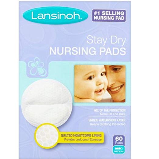 Lansinoh Nursing Pads Stay Dry 60 Each ( Pack of 3 )