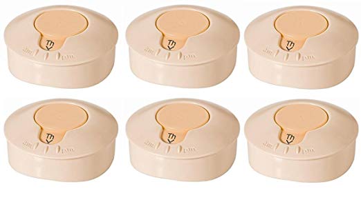 Medela Breastmilk Labeling Lids - 6 labeling lids in bulk non retail packaing