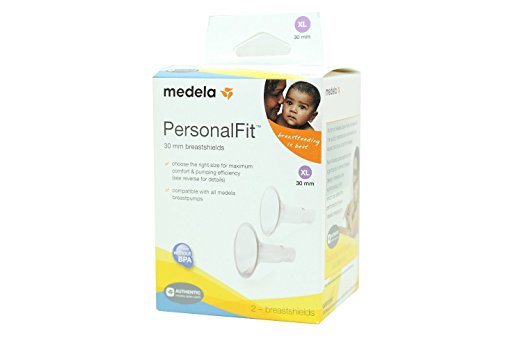 Medela PersonalFit Breastshields (2), Size: X-Large (30mm) in Retail Packaging (Factory Sealed) #87075