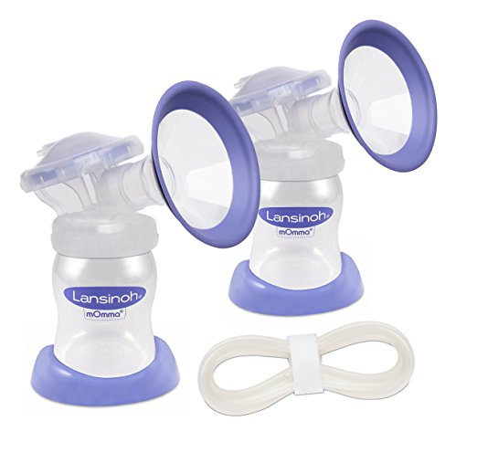 The Extra Pumping Set, Lansinoh Pump Parts for On-the-Go Pumping Moms Compatible with any Lansinoh Breast Pumps. Includes: 2 Standard Size Breast Cups, 2 Collection Bottles, Tubing and Parts