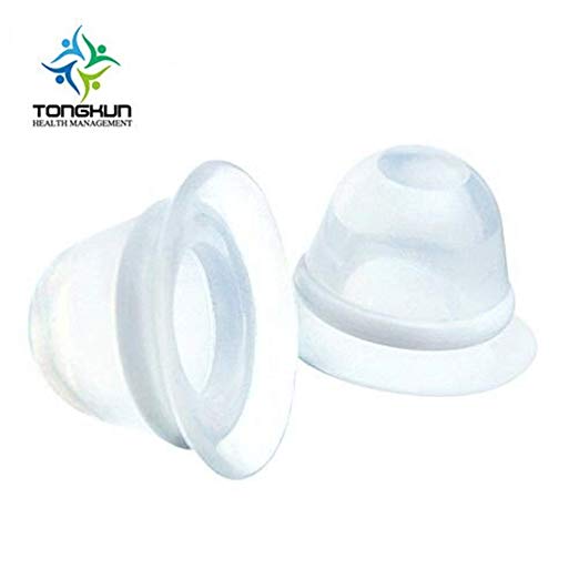 TONGKUN Nipple Flat Inverted Corrector Breastfeeding Stealth Tractive Device with Carring Case-2 Count, Bigger Size 35mm, BPA and BPS Free, Super Soft