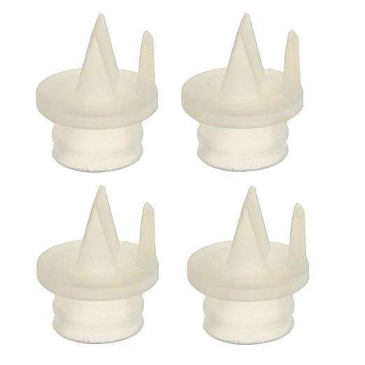 Maymom 2nd Generation Pump Valves for Spectra S1, S2 and 9 Pumps and Philips Avent Comfort Electric Breast Pump; (4 pc)