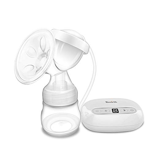 2 in 1 Automatic Electric Breast Pump,Portable Manual Single Pump Breastmilk Feeding Pumps, Cheaper Than Double Pumps, for Mom Comfort Breastfeeding and Baby Care, LED Display & Touch Switch