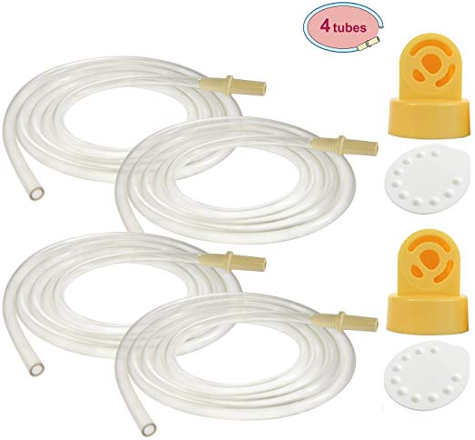 Nenesupply Compatible Tubing 4 Tubes 2 Valve 2 Membrane for Medela Pump In Style Breastpump Not Original Medela Pump Parts Not Original Medela Pumpinstyle Parts Replace Medela Tubing Medela Pump Tubes