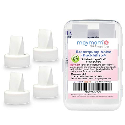Maymom 4 Count Duckbill Valves for Spectra. Designed for Spectra S1 Spectra S2 Spectra 9 Plus Spectra Dew 350 Spectra Pump Not Original Spectra Pump Parts Spectra S2 Accessories Replace Spectra Valve