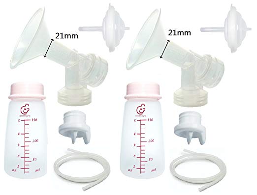 One-for-All Kit for Ameda Pump Parts. Use on Ameda Purely Yours Breastpump Flange Breastshield Valve Tubing Silicone Diaphragm Bottle. Replace Ameda Hygienikit Ameda Flange Ameda Valve Ameda Diaphragm