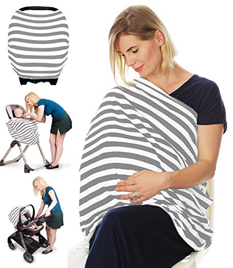 Ansellf Nursing Breastfeeding,Newborn Baby Nurse Garment Materity Cotton Nursing Cover Women Udder Covers Breast Feeding Baby Blanket Baby Stretchy Car Seat